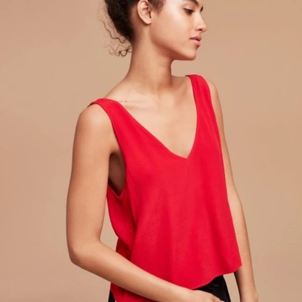 Red Wilfred Free Kepner blouse